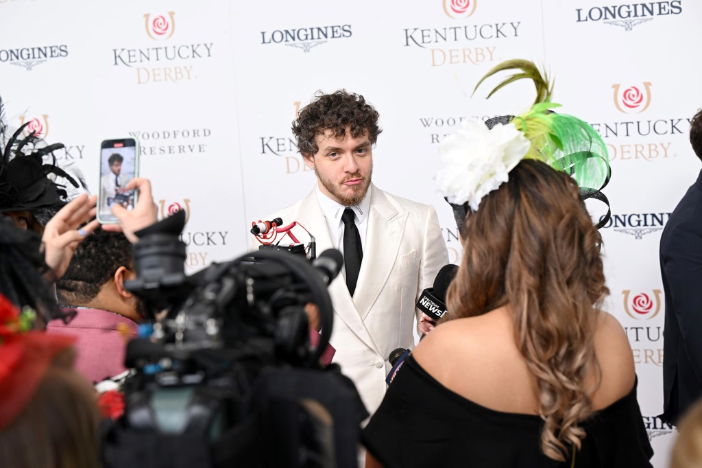 Jack Harlow attends the 148th Kentucky Derby at Churchill Downs on May 7, 2022 in Louisville, Kentucky.