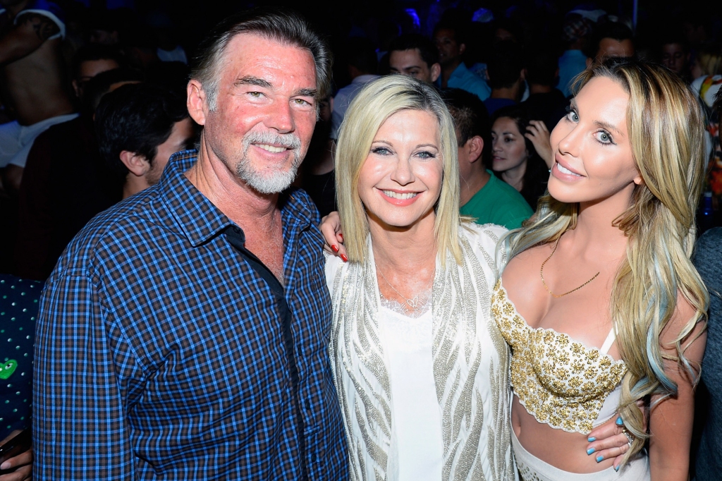 ohn Easterling, and his wife, singer/actress Olivia Newton-John, daughter, singer Chloe Lattanzi and her fiancé James Driskill attend the 35th anniversary celebrations of "Xanadu" with the world premiere of their music video "you have to believe" at Share Nightclub on August 9, 2015 in Las Vegas, Nevada. 