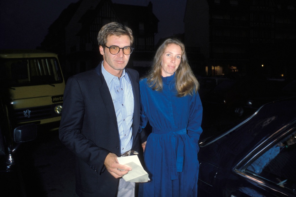 Harrison Ford with Melissa Mathison around 1980.