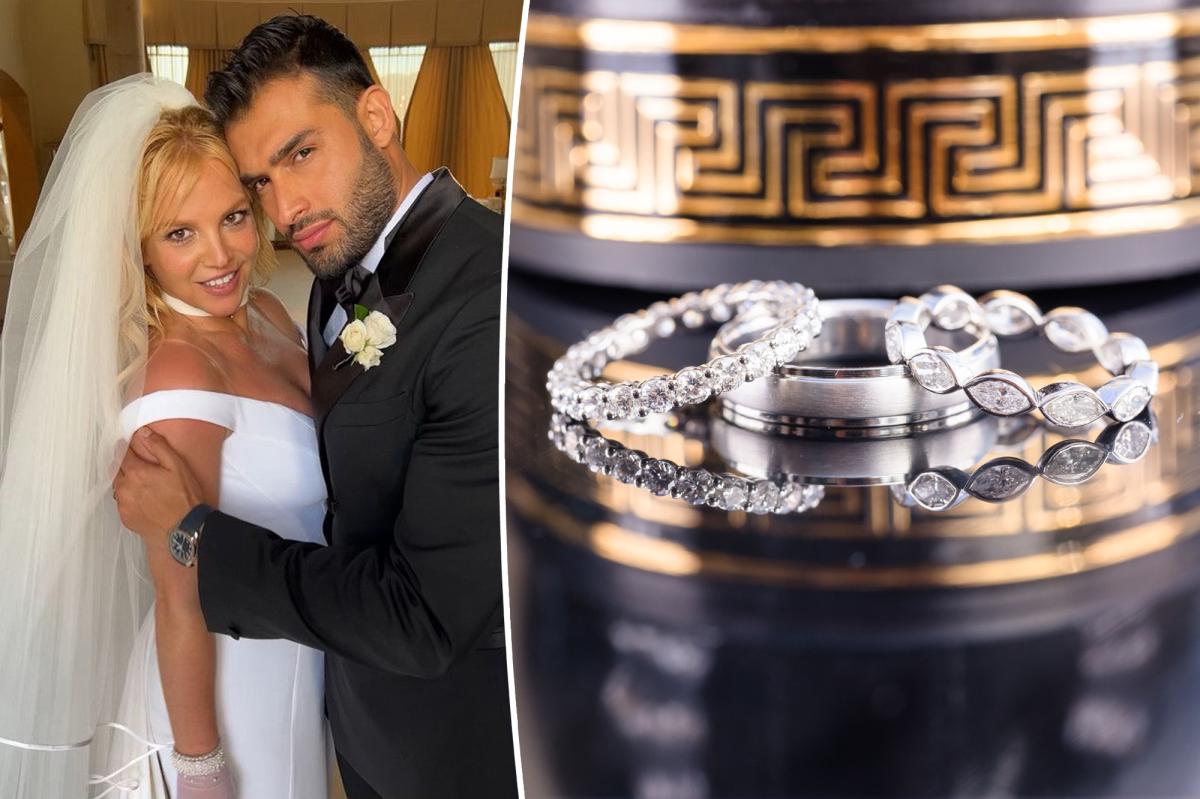 Check out Britney Spears and Sam Asghari's 'special' wedding rings