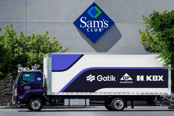 Gatik's self-driving trucks to transport goods from Georgia-Pacific to Sam's Club stores - TechCrunch