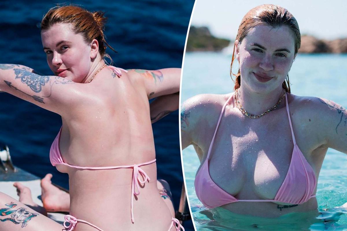 Ireland Baldwin shows off ass, underbust during trip to Italy