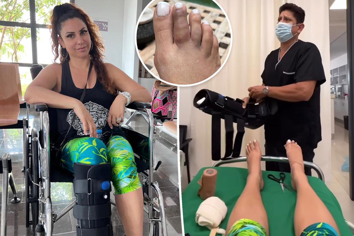 Jennifer Aydin 'pissed' after broken toe during Teresa's trip