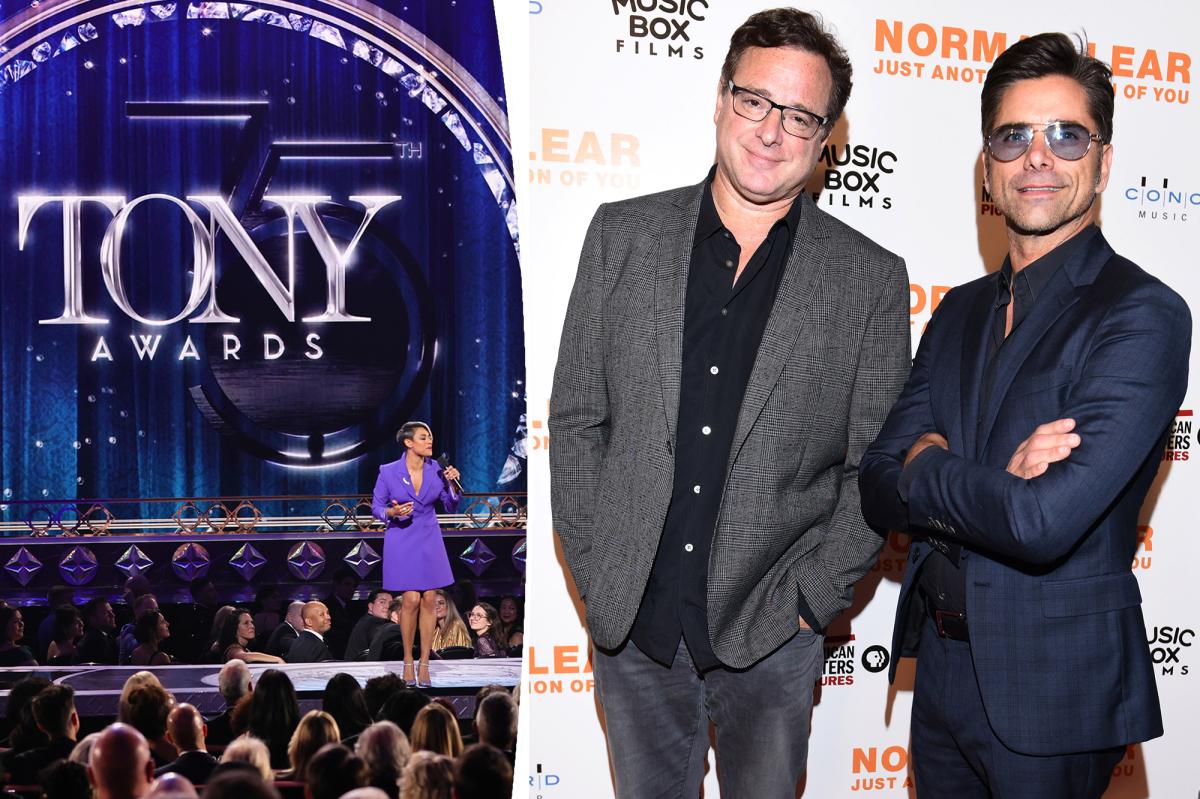 John Stamos announces Tony Awards for Bob Saget In Memoriam snub