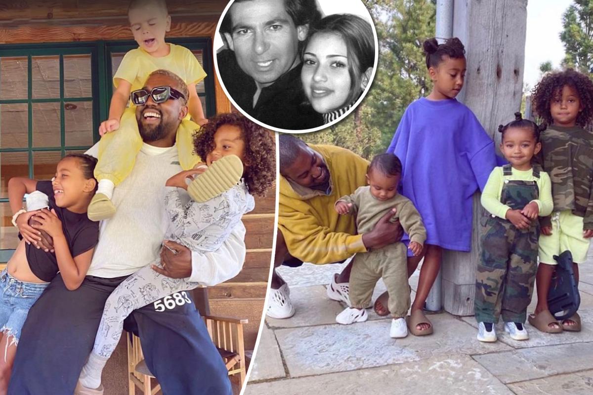 Kim Kardashian Praises 'Best Dad' Kanye West on Father's Day