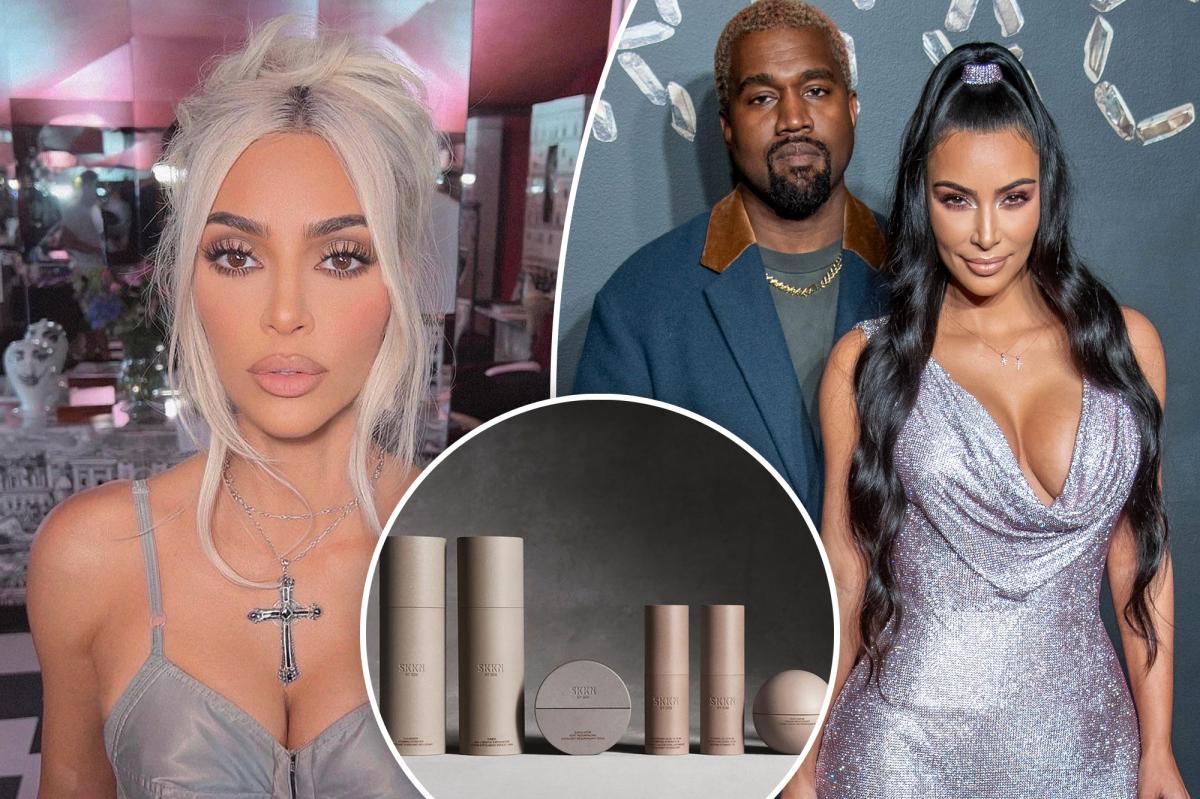Kim Kardashian Says Kanye West Helped Create Skkn By Kim