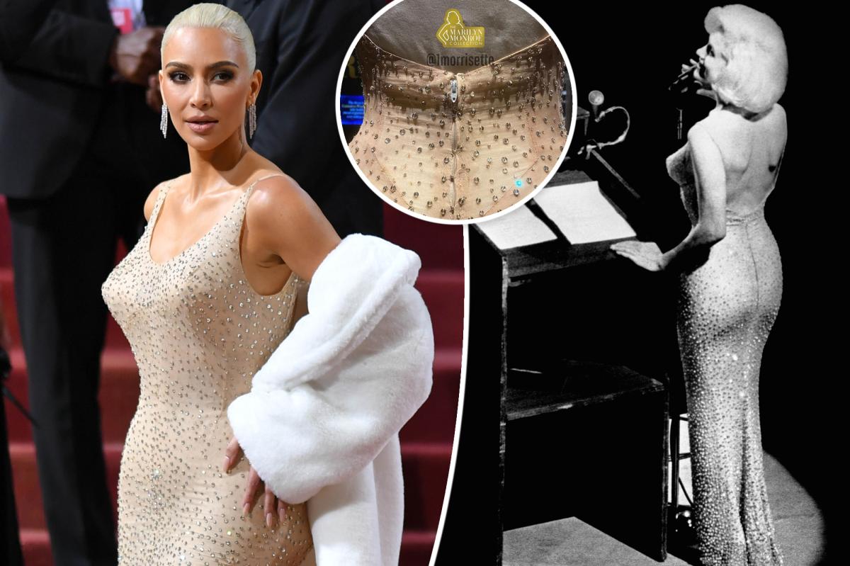 Kim Kardashian allegedly damaged Marilyn Monroe's dress at the Met Gala
