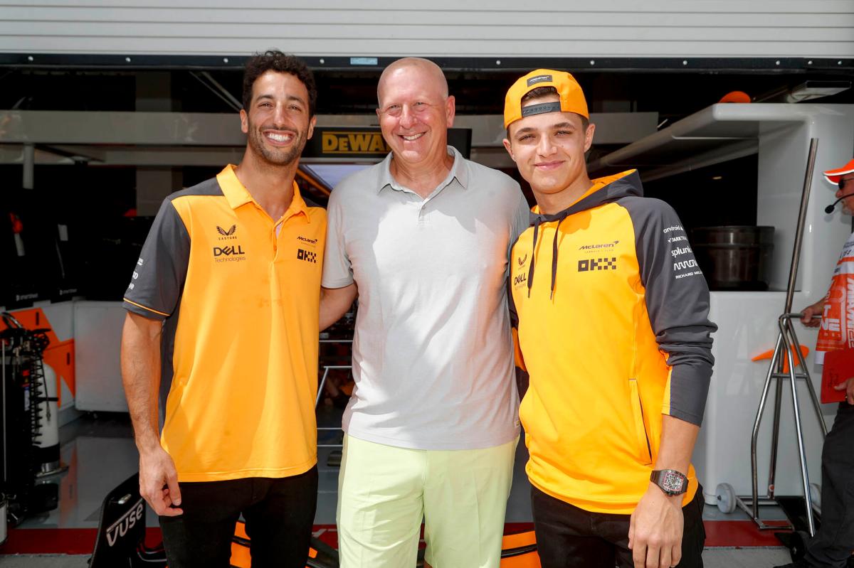 McLaren's Lando Norris visits Goldman Sachs as the bench enters F1