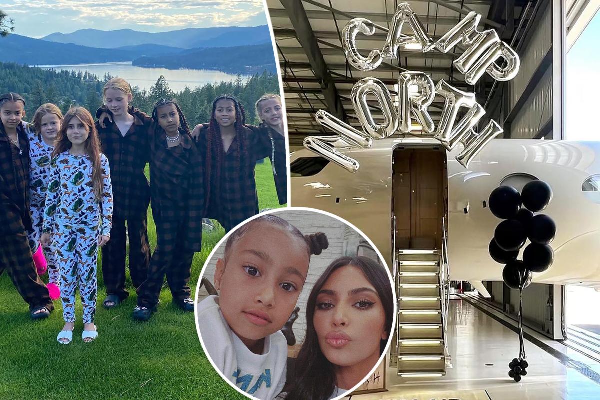North West Took Kim Kardashian's Private Jet To 9th Birthday Party