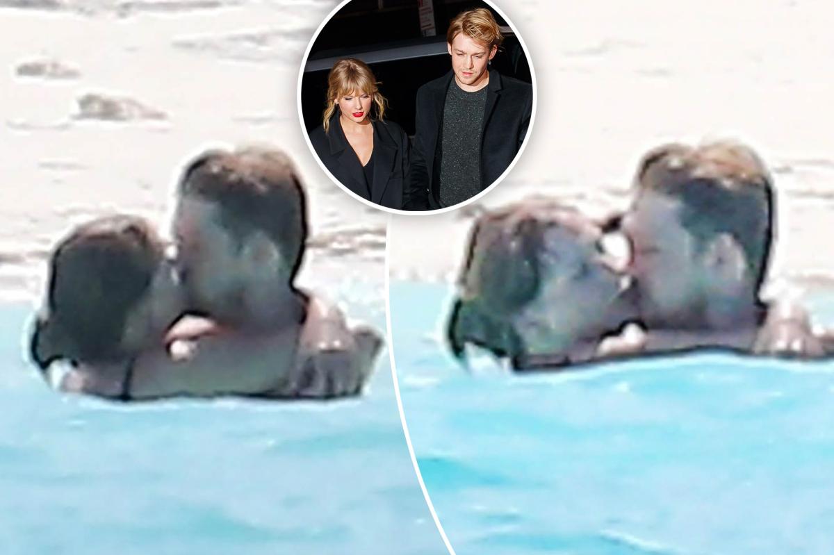 Taylor Swift, Joe Alwyn Kissing On Tropical Getaway: PDA Photos