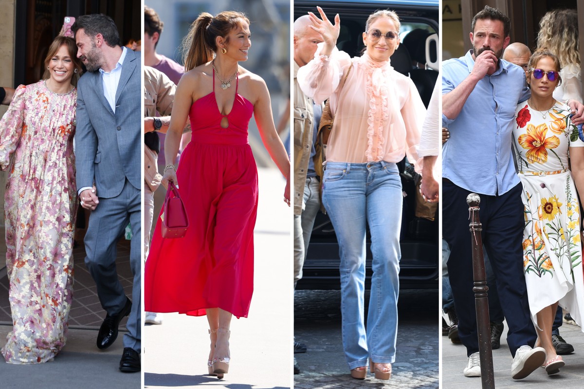 All of Jennifer Lopez's Honeymoon Outfits with Ben Affleck