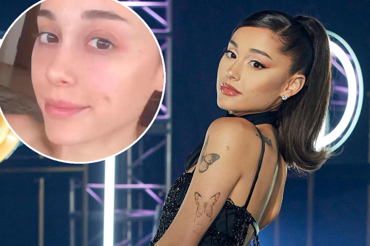 Ariana Grande posts rare Instagram video without makeup