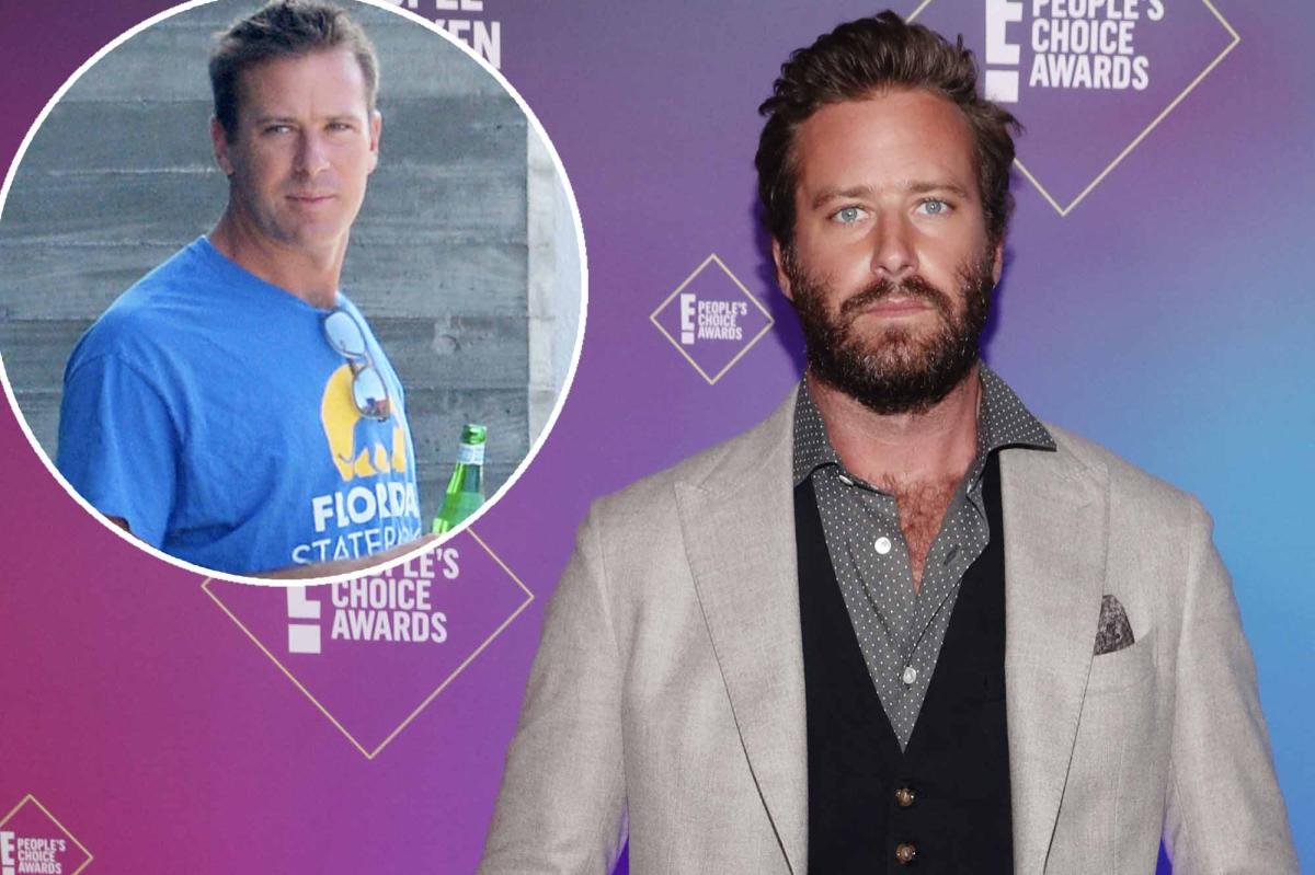Armie Hammer seen in LA after returning with Elizabeth Chambers