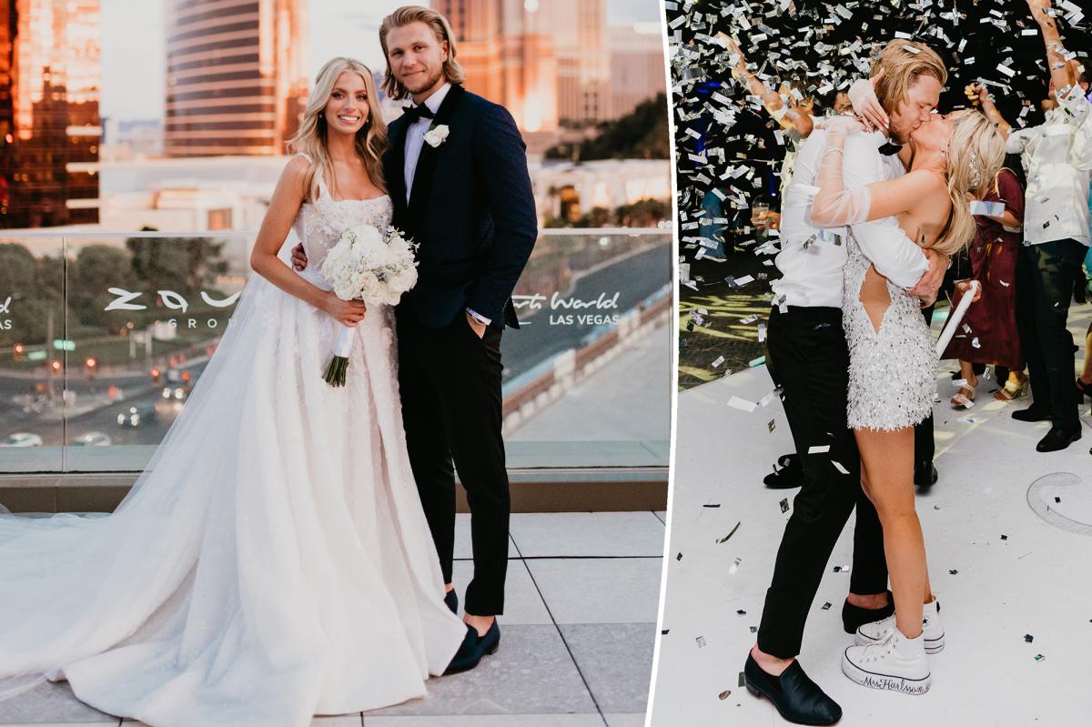'Bachelor' alumnus Emily Ferguson marries NHL star William Karlsson