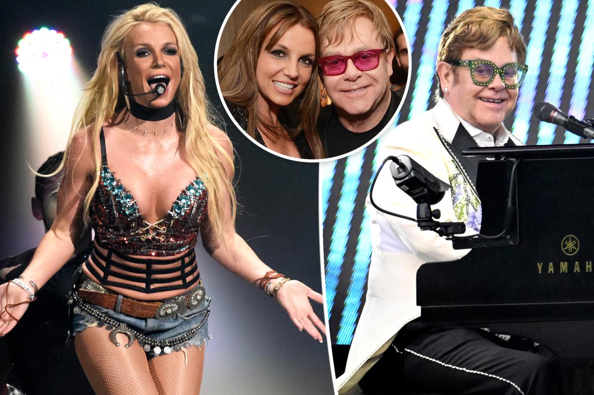 Britney Spears records Tiny Dancer duet with Elton John