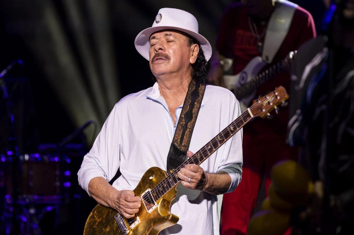 Carlos Santana postpones six tour dates after stage collapse