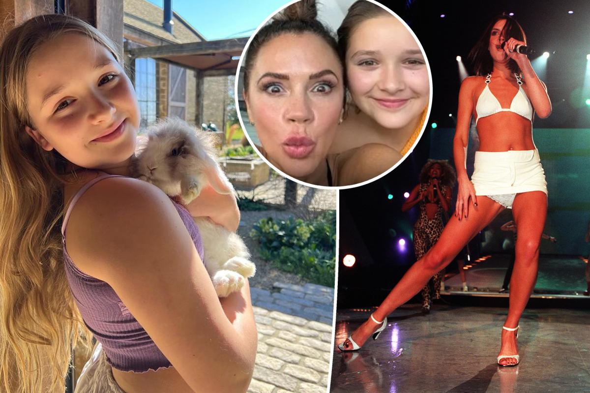 Daughter Victoria Beckham calls her Spice Girls fashion 'unacceptable'