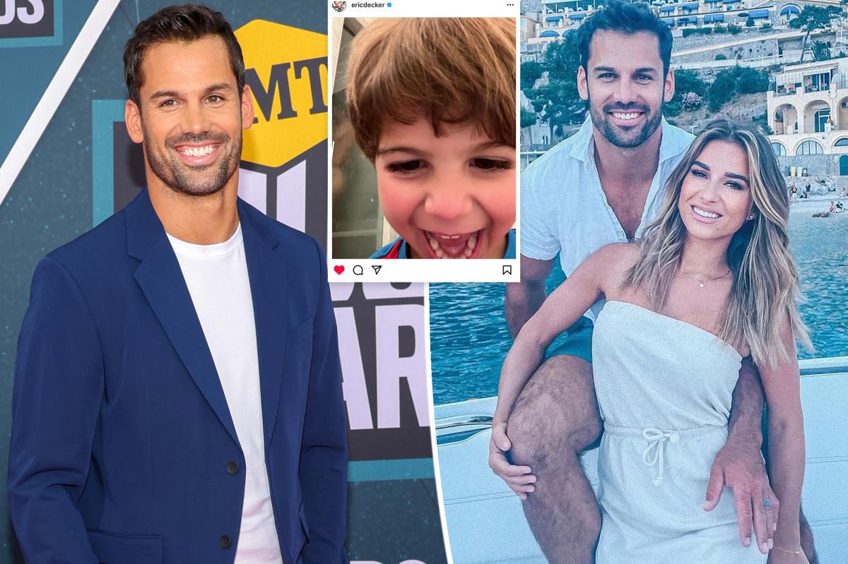 Eric Decker's 4-year-old son posts naked photos of his father in the shower