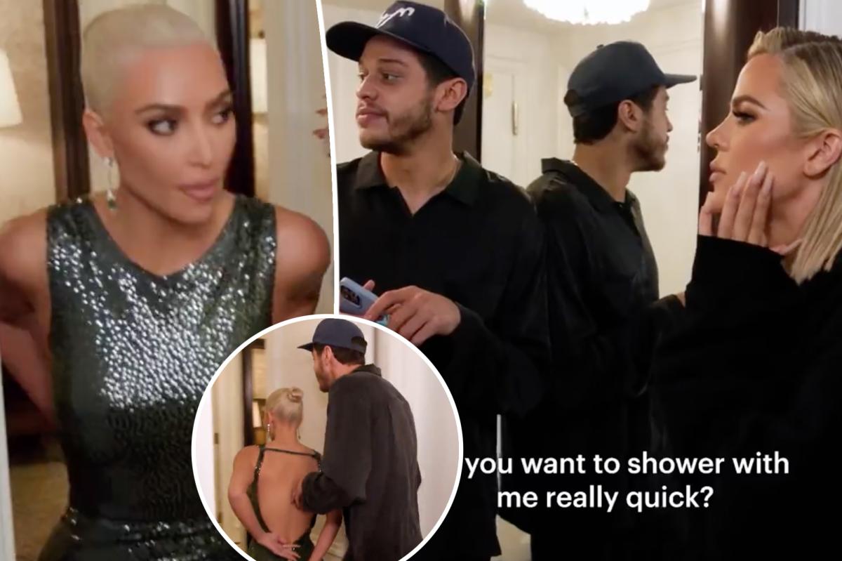 Kim Kardashian Asks Pete Davidson To Shower With Her In Trailer