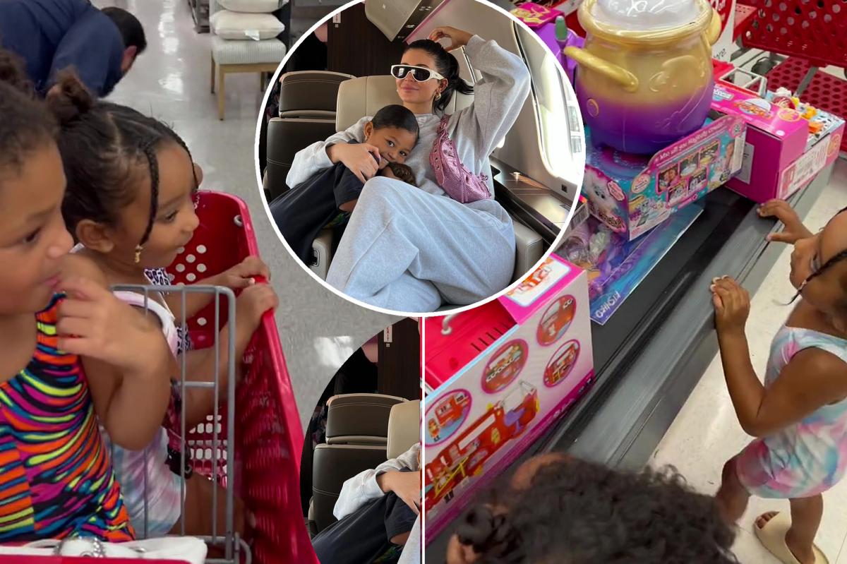 Kylie Jenner shops at Target amid private jet setback
