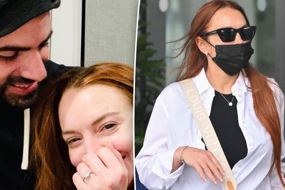 Lindsay Lohan and Bader Shammas spotted for the first time since an intimate wedding