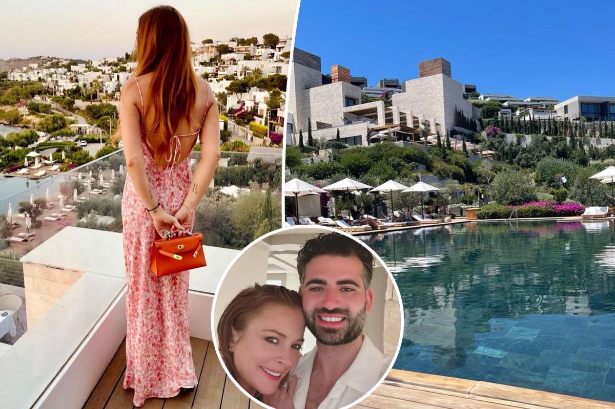 Lindsay Lohan vacations in Turkey after Bader Shamma's wedding