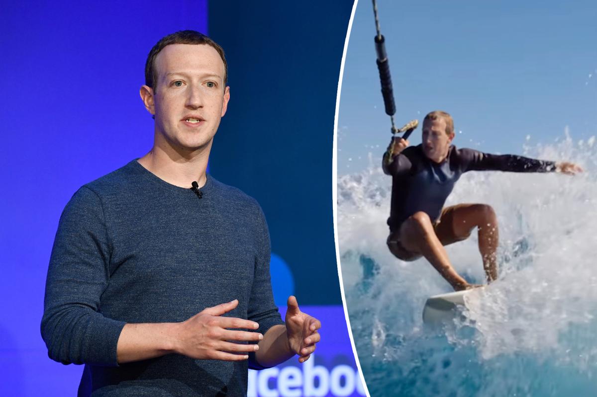 Mark Zuckerberg wakeboards, doesn't crash once