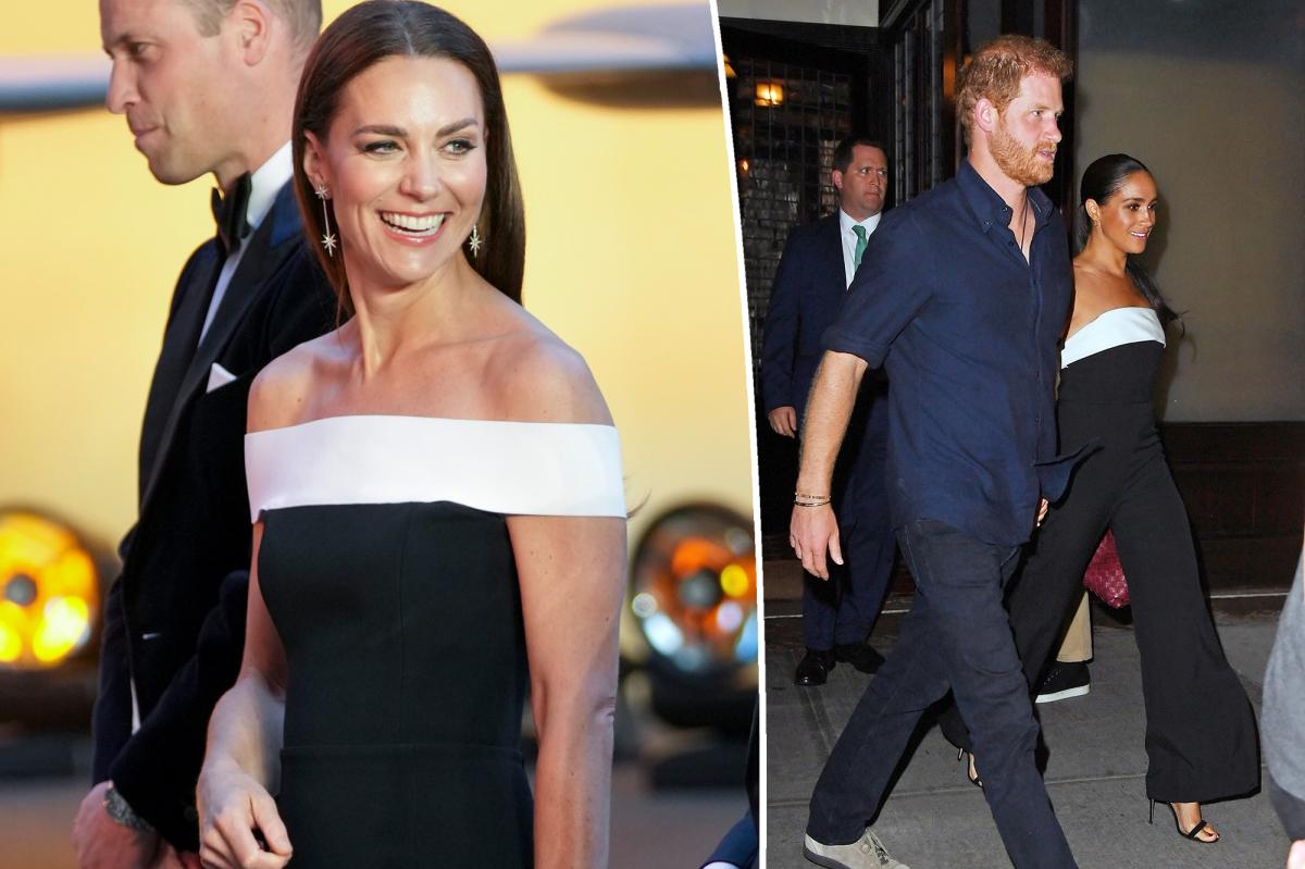 Meghan Markle's Jumpsuit Compared To Kate Middleton's Dress