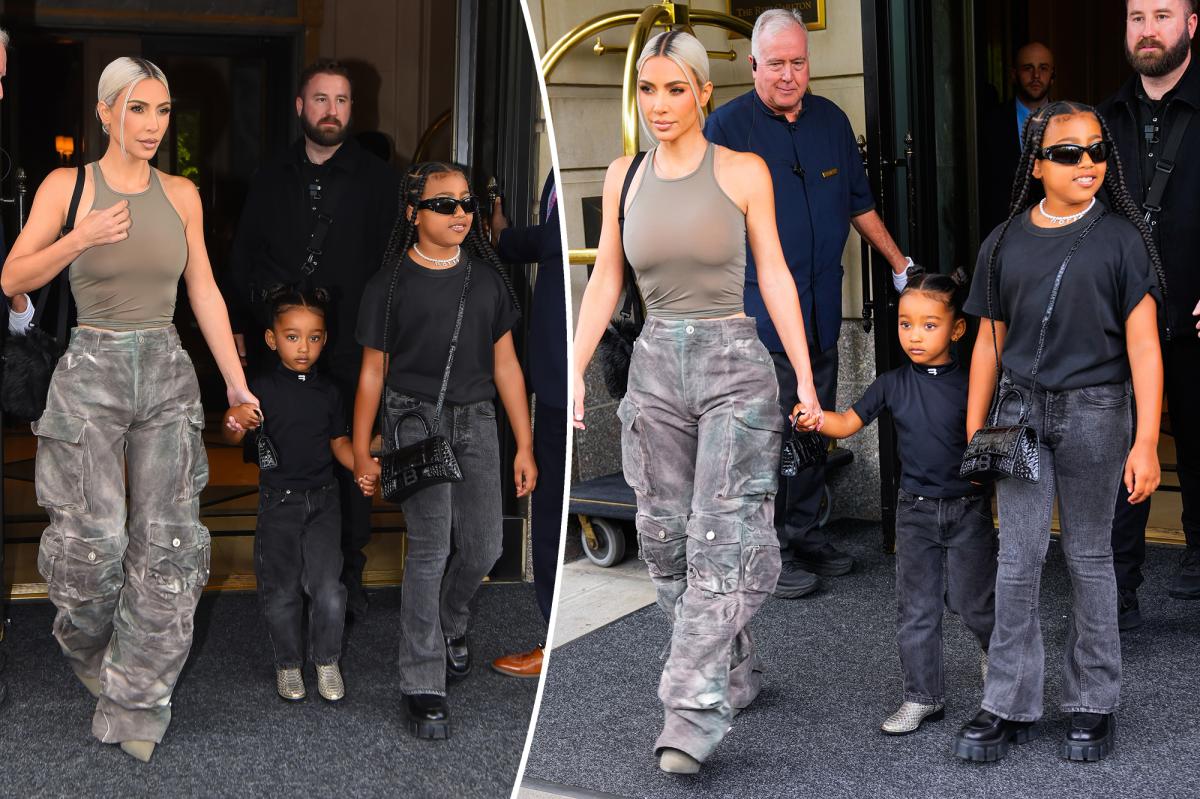 North, Chicago West has matching four-figure Balenciaga bags