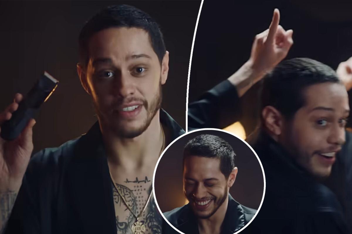 Pete Davidson grooms himself for 'hot date' in Manscaped ad