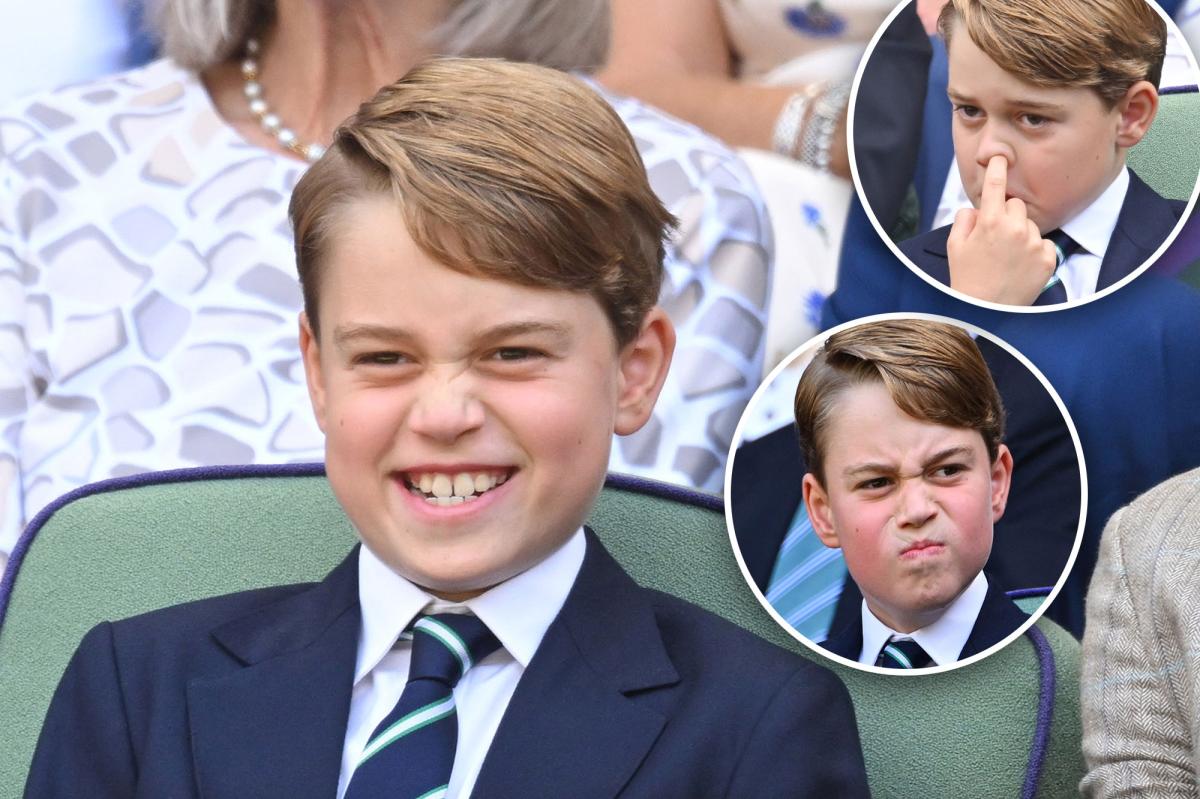 Prince George steals the show during Wimbledon debut