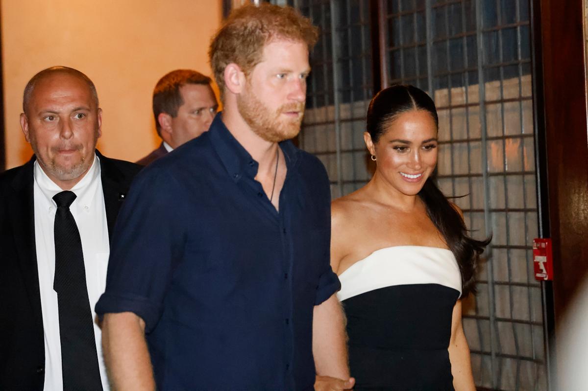 Prince Harry and Meghan Markle dine at NYC Italian restaurant