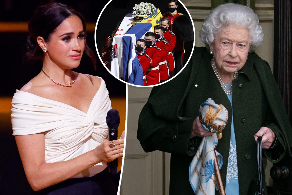 Queen would have been relieved that Meghan Markle missed Philip's funeral