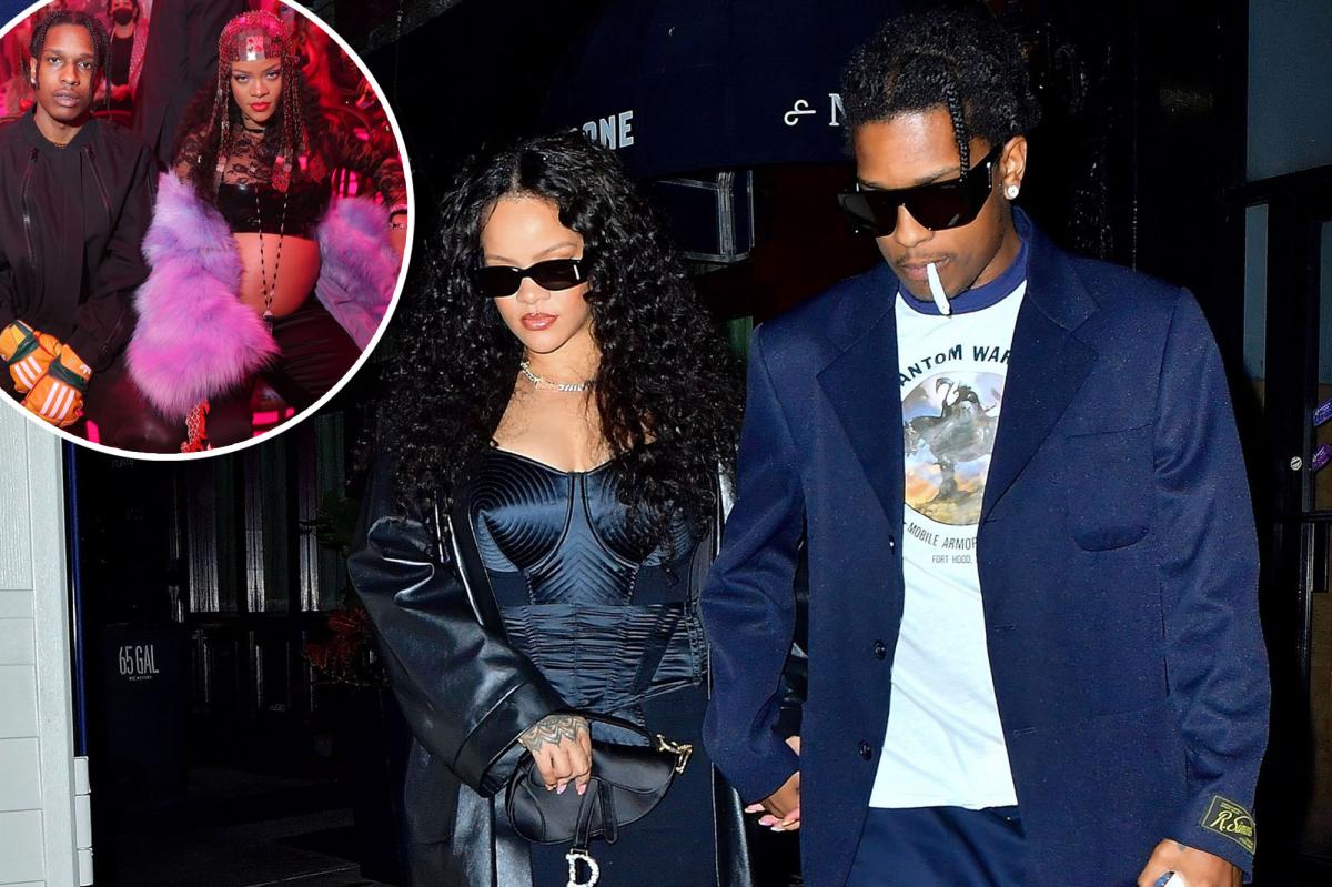 Rihanna rocks Madonna style bra on date with A$AP Rocky