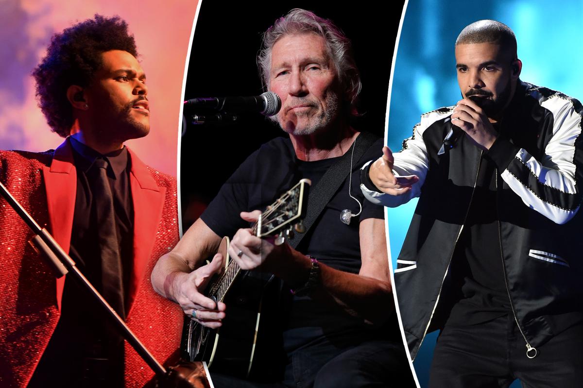 Roger Waters Says He's 'Much More Important' Than Drake, The Weeknd
