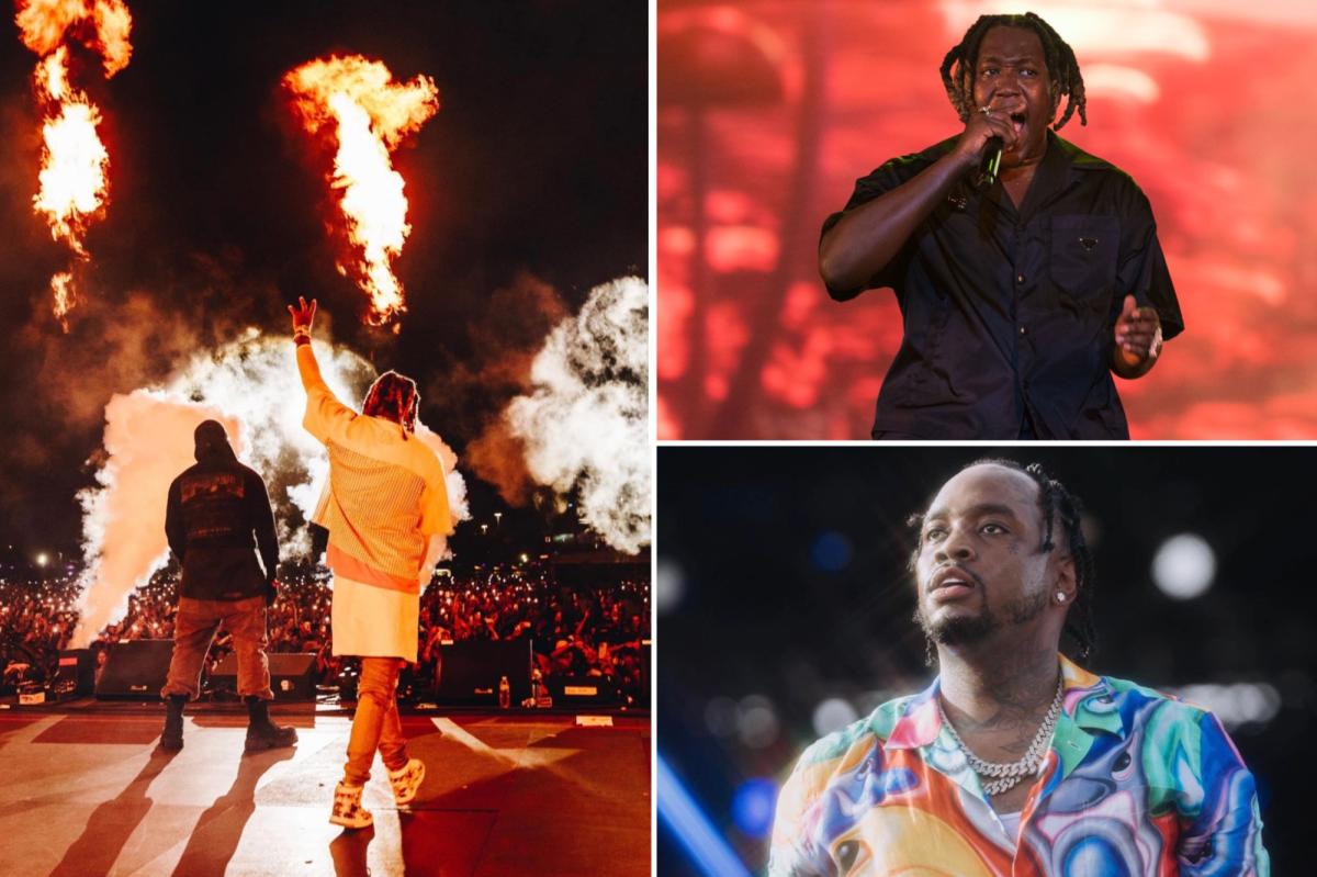 Rolling Loud Festival kicks off as Kanye West surprises fans, Kid Cudi walks off stage