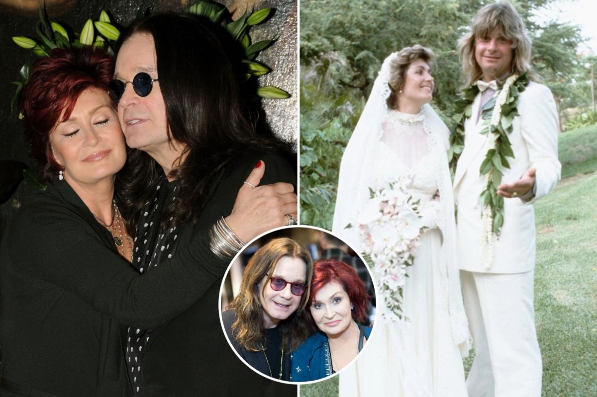 Sharon and Ozzy Osbourne celebrate their 40th wedding anniversary