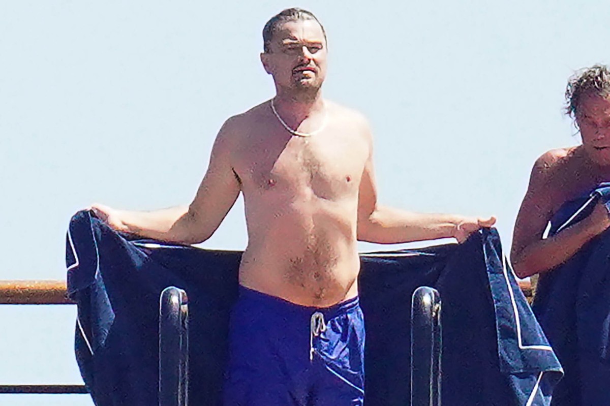 Shirtless Leonardo DiCaprio yachts in Saint-Tropez and more star snaps