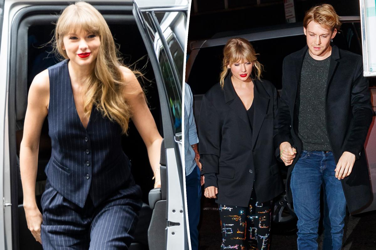 Taylor Swift seen ringless with Joe Alwyn after engagement rumours