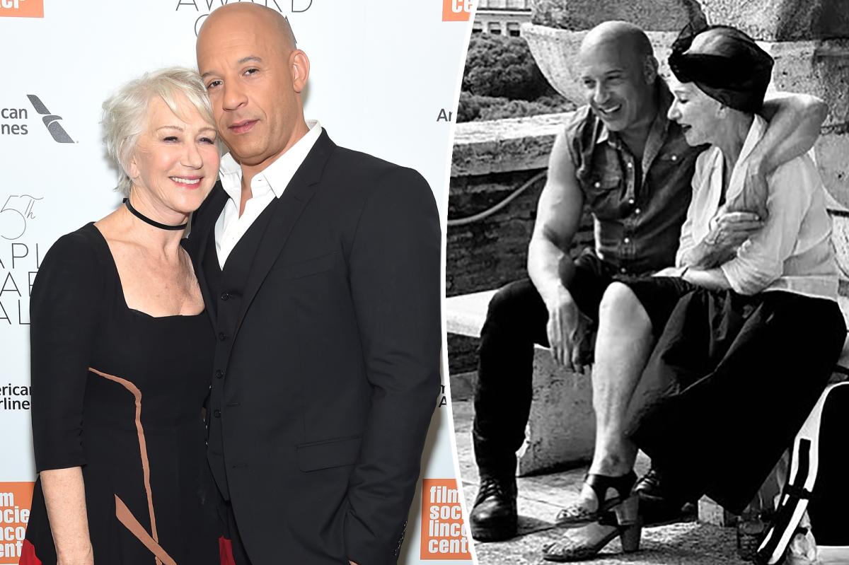 Vin Diesel celebrates 55th birthday in Rome with Helen Mirren