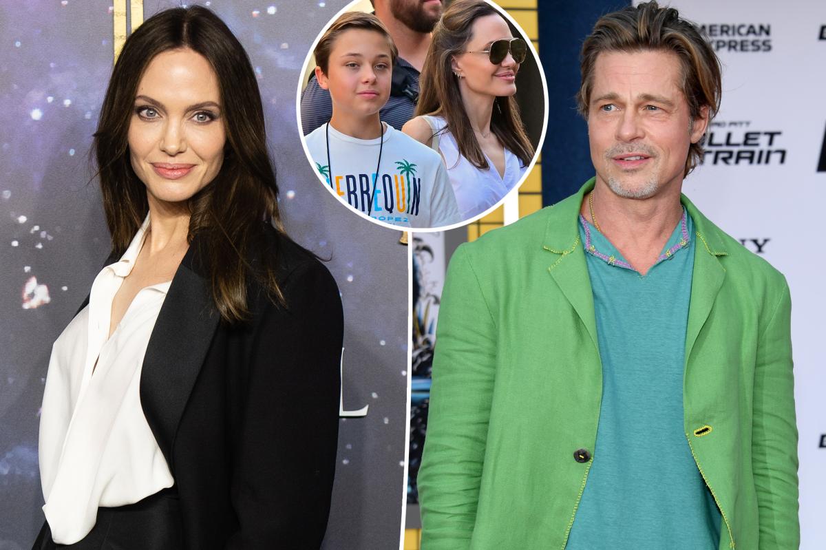 Angelina Jolie, Son Knox Hit Universal Studios Amid FBI Bomb