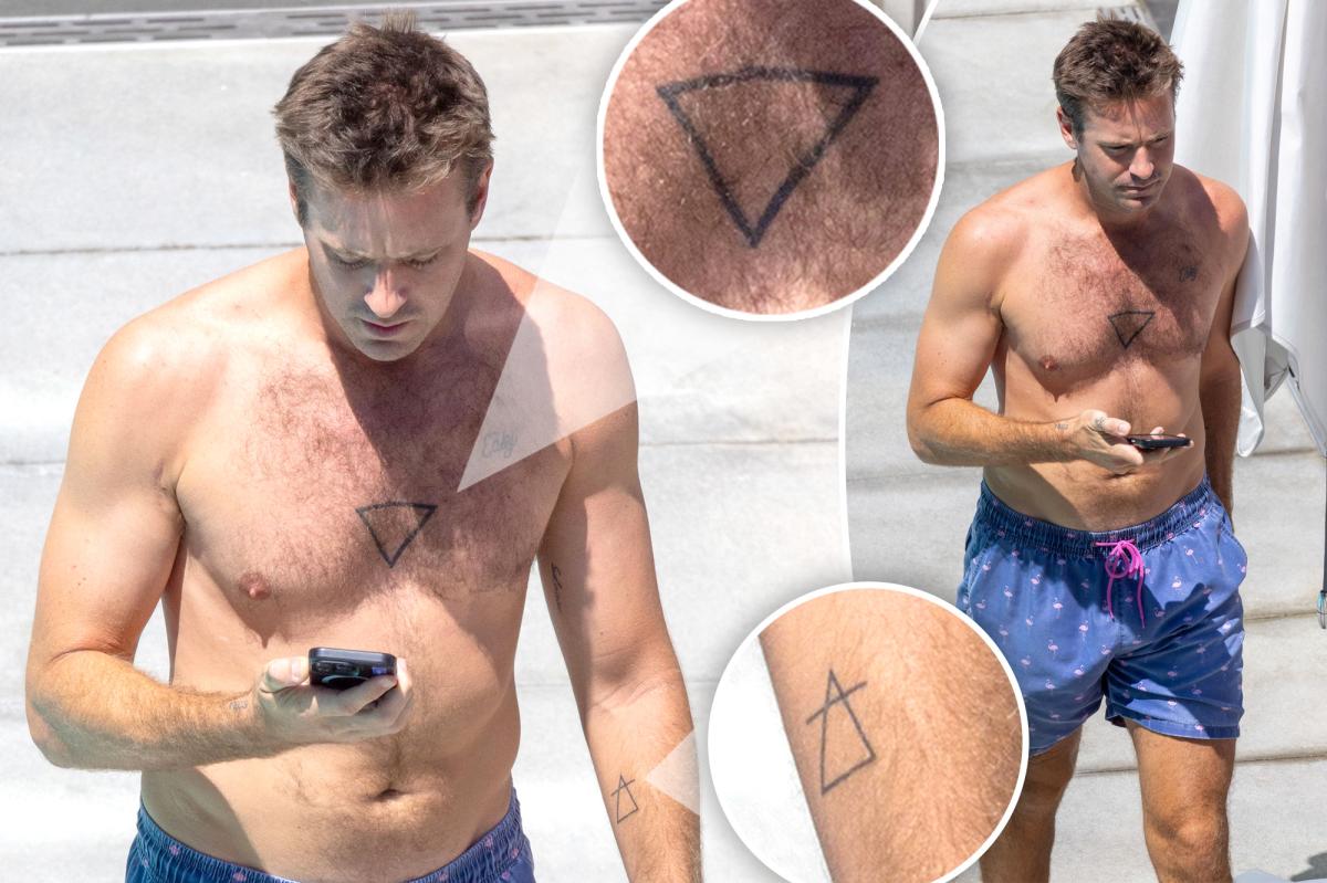 Armie Hammer Shows Off Symbolic New Tattoos