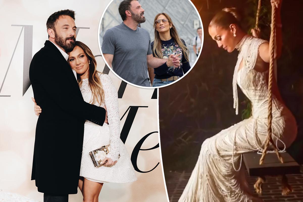 Ben Affleck stares at Jennifer Lopez honeymoon photos in Italy