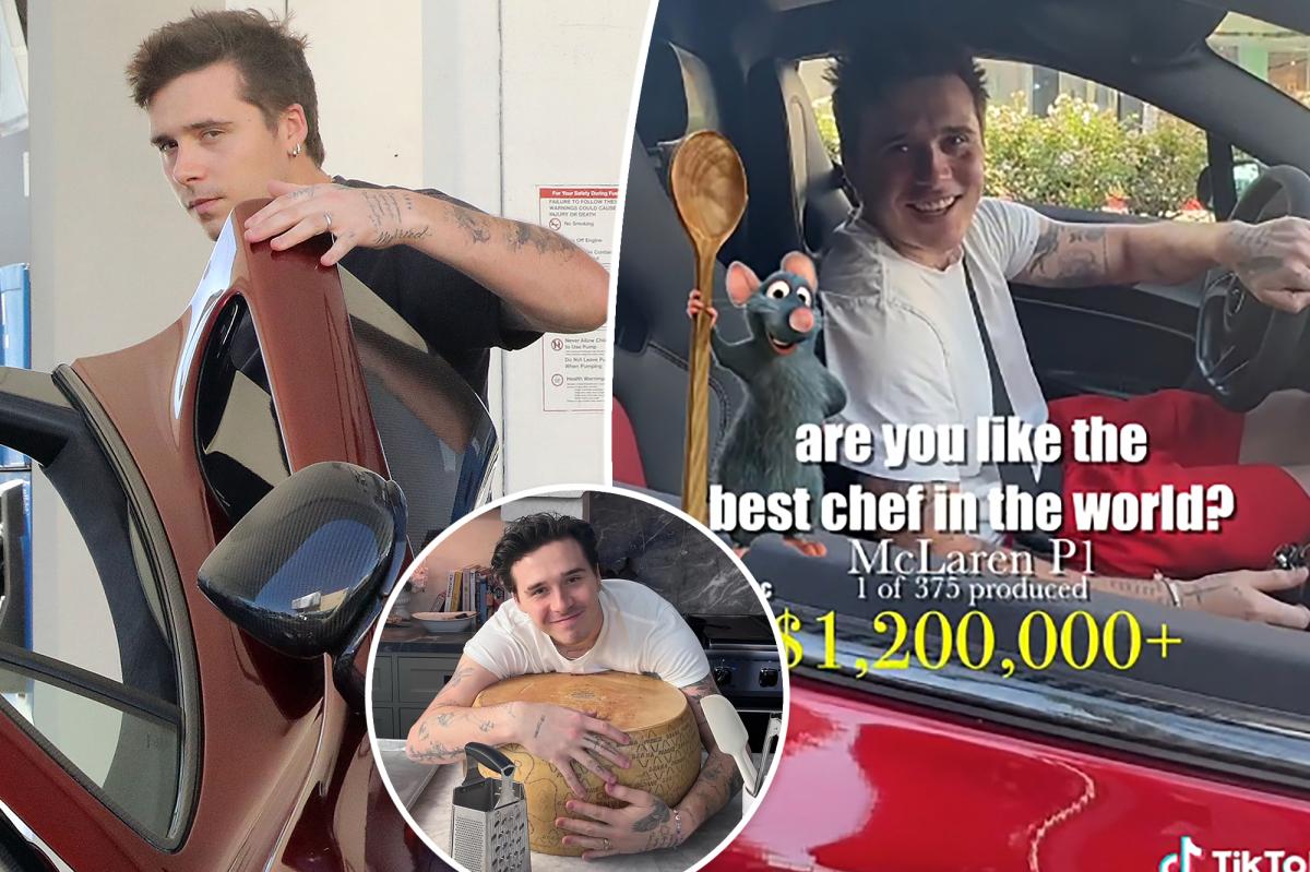 Brooklyn Beckham Roasted For Claiming His 'Chef' Career Got Him A Luxury Car