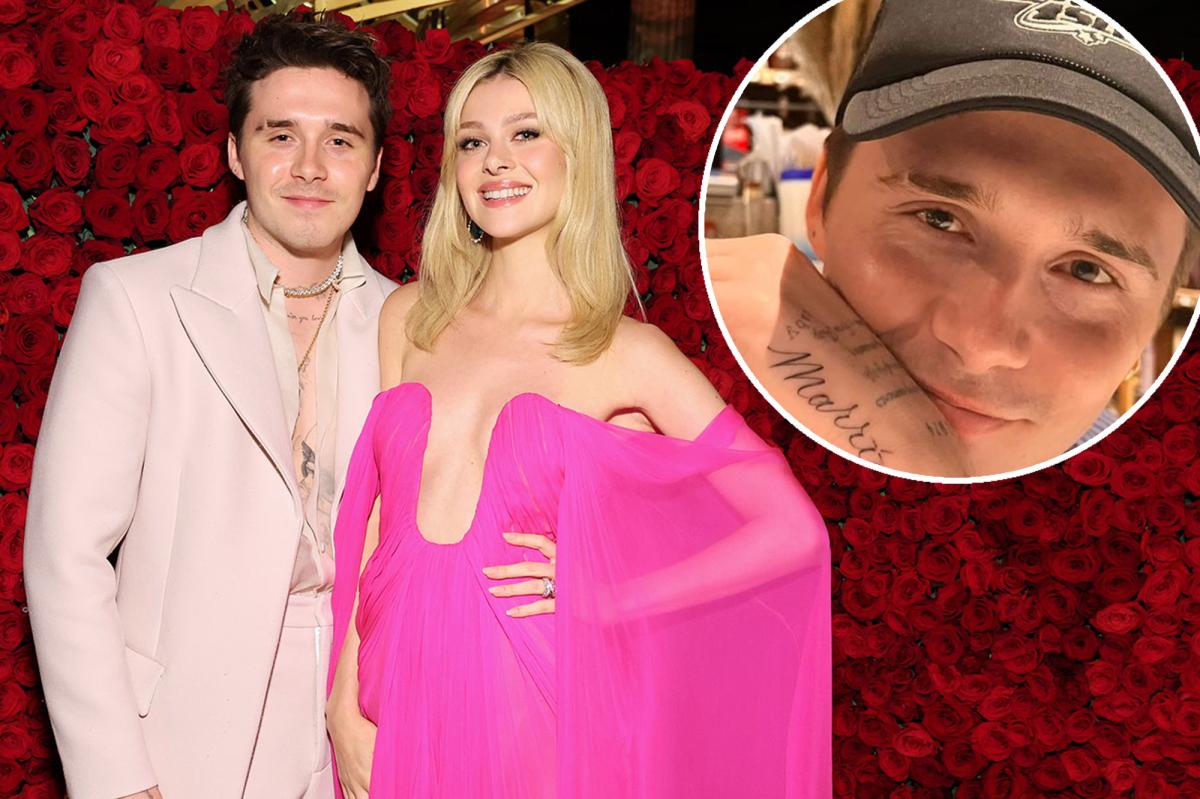 Brooklyn Beckham gets tattoo for Nicola Peltz amid family drama