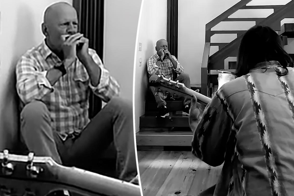 Bruce Willis has 'impromptu jam session' amid aphasia diagnosis