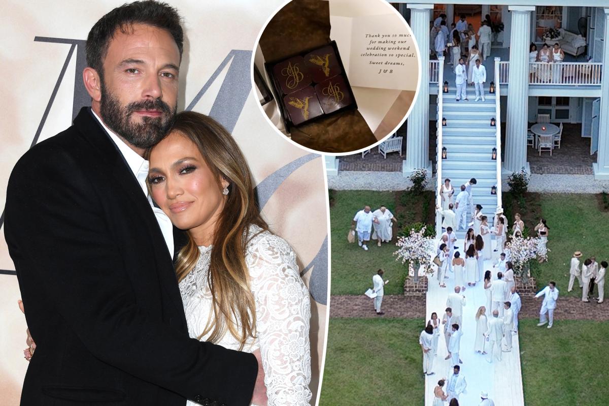 Check out the gift Ben Affleck, Jennifer Lopez gave to wedding guests