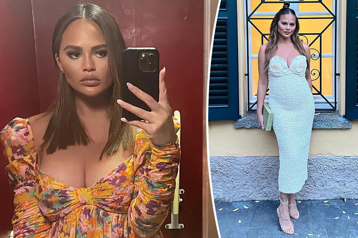Chrissy Teigen jokes she will name baby after bra size during pregnancy