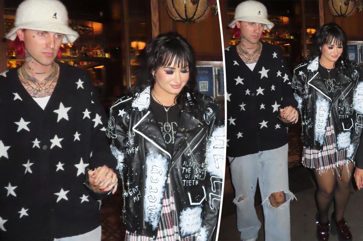 Demi Lovato packs on the PDA with new boyfriend Jute$