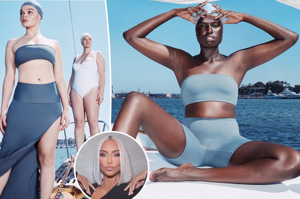 How to shop Kim Kardashian's new Skims shaping swimsuits